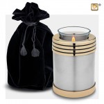 LoveUrns® Mini Messing Urn met waxinelichtje T665